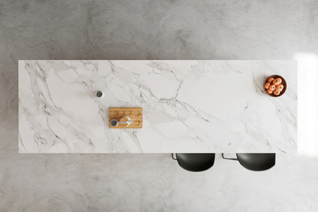 marble kitchen countertop