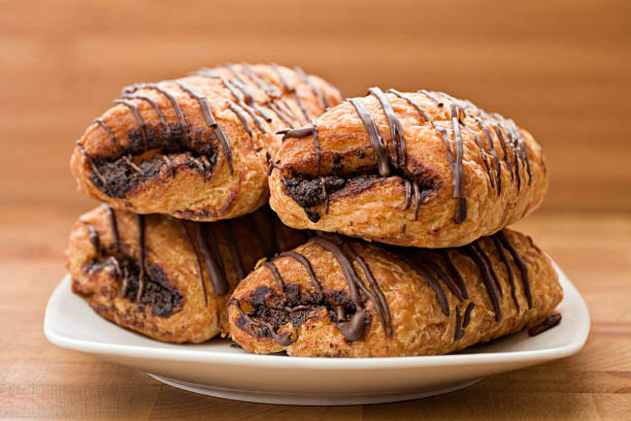 To freeze croissant, you should put it into air tight container.