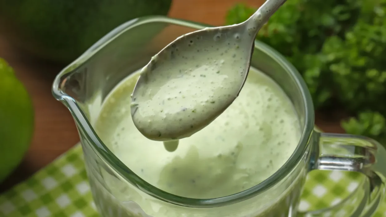 creamy avocado lime sauce