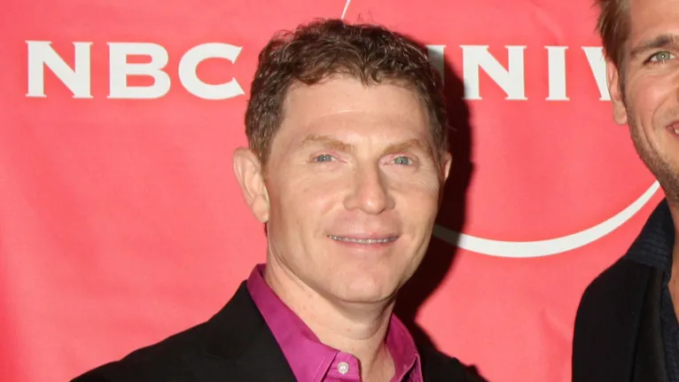 Bobby Flay, Curtis Stone arrives at the NBC TCA Winter 2011 Party at Langham Huntington Hotel.
