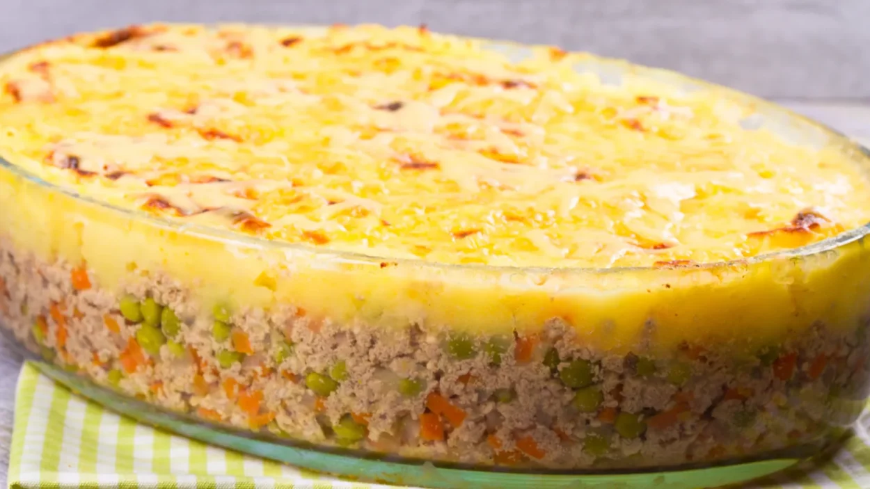 Traditional shepherd pie.
