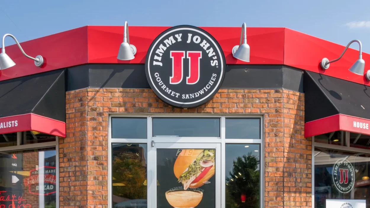 Jimmy John's restaurant exterior.