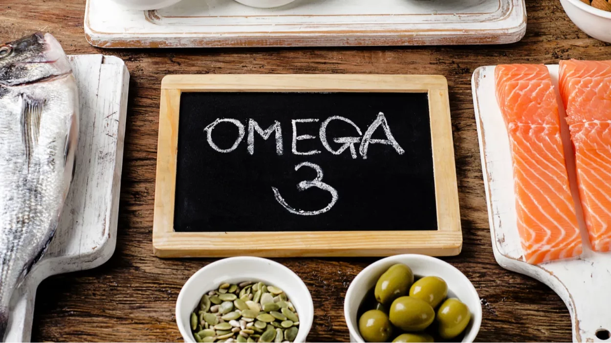 Food rich in omega 3 fatty acid and healthy fats.