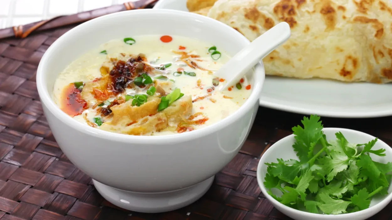 Dou jiang soup, Taiwanese breakfast.