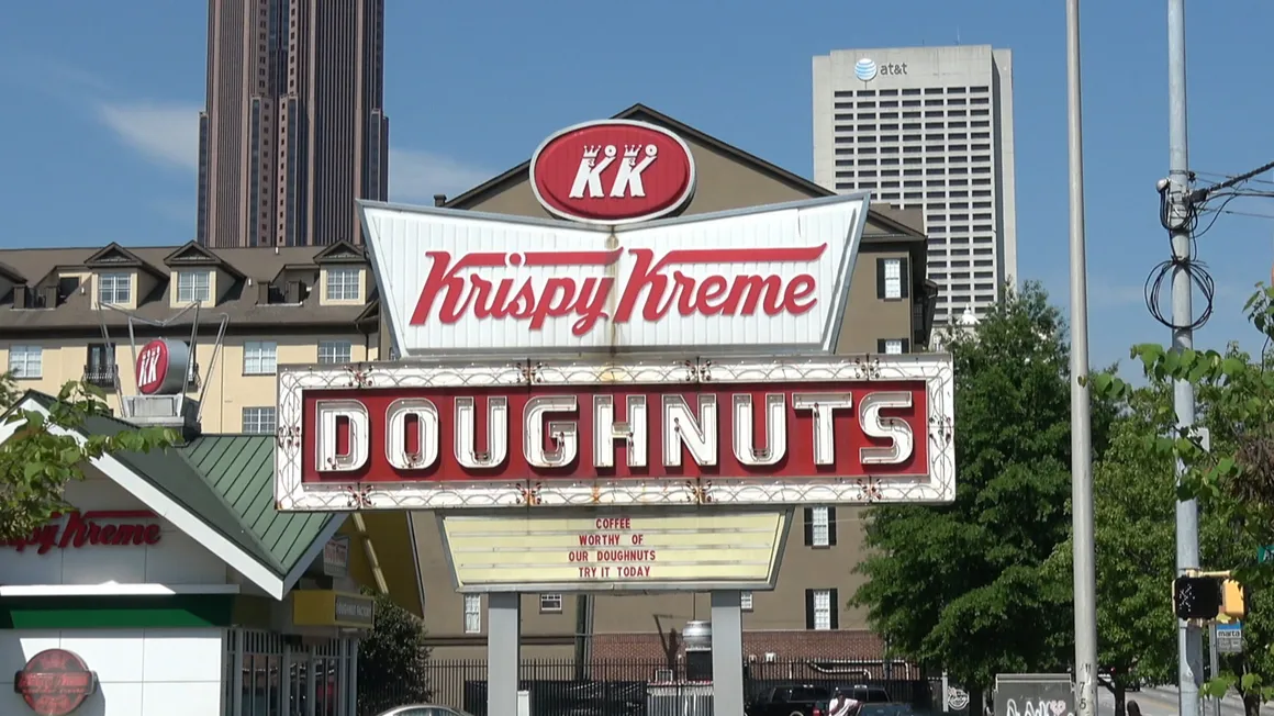Krispy Kreme doughnuts in Atlanta.