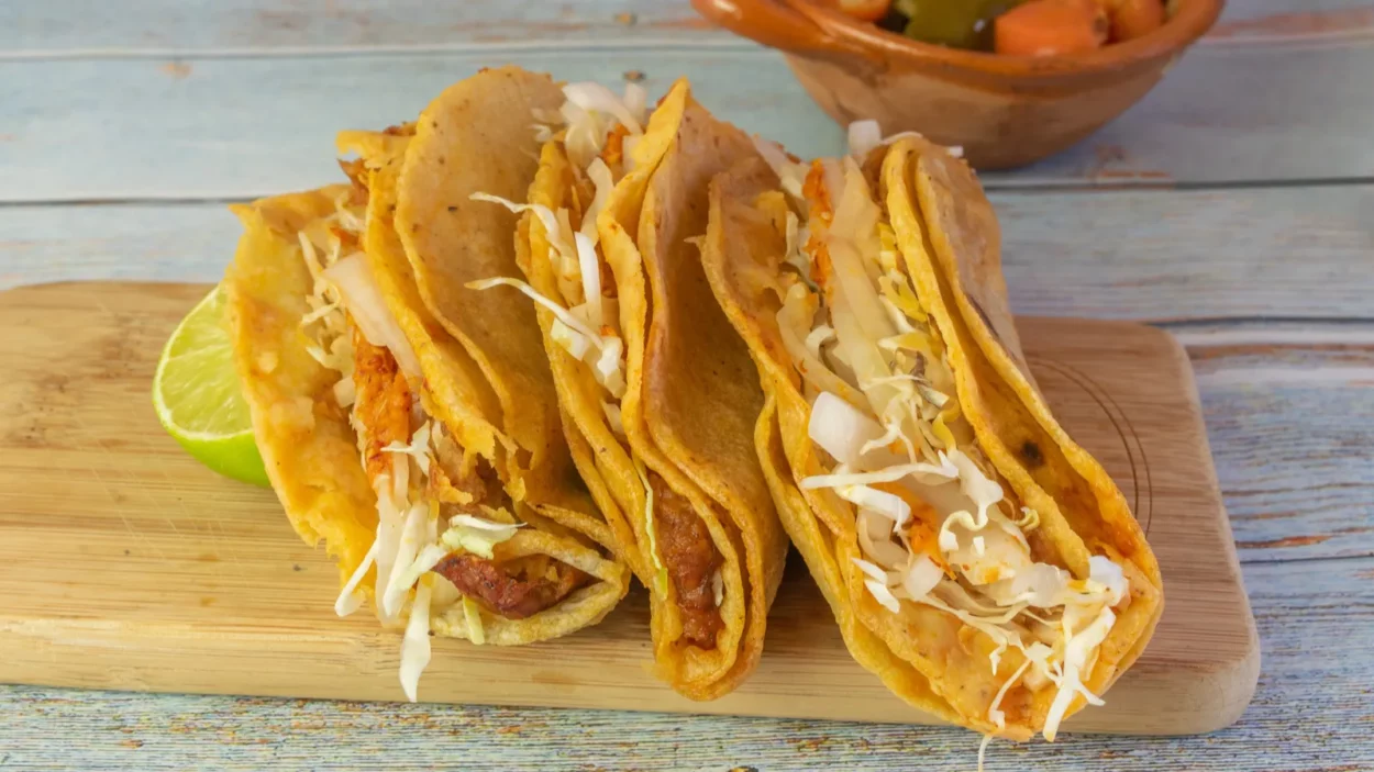 Mexican street tacos steamed style.